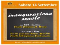 INAUGURAZIONE SCUOLE INFANZIA E PRIMARIA DI BUTI E PRIMARIA DI CASCINE DI BUTI